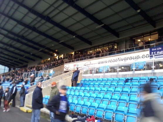 The main (and newest) stand at the Shay