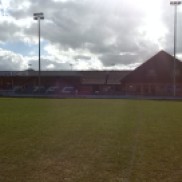 Waterside Park - Thatchams home ground in the sunshine.